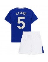 Everton Michael Keane #5 Hjemmedraktsett Barn 2024-25 Korte ermer (+ bukser)